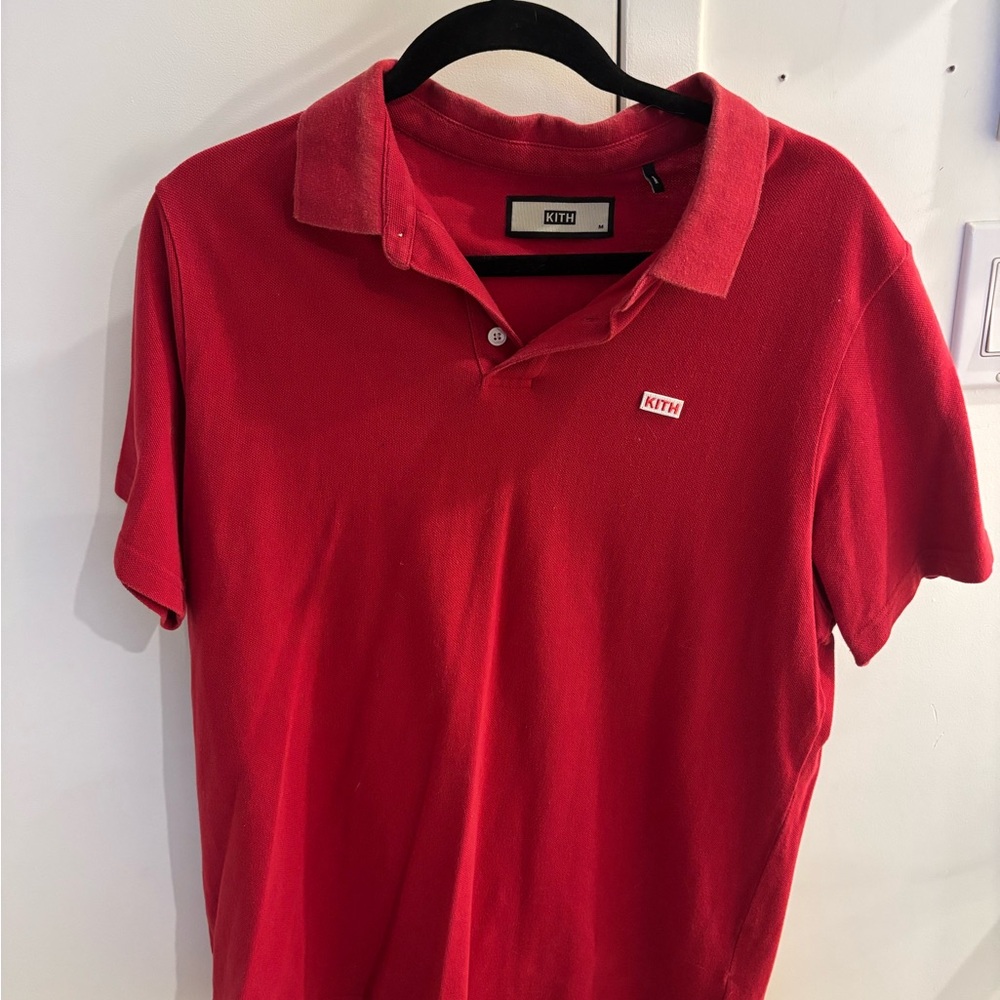 Kith Red Men's Polo Shirt